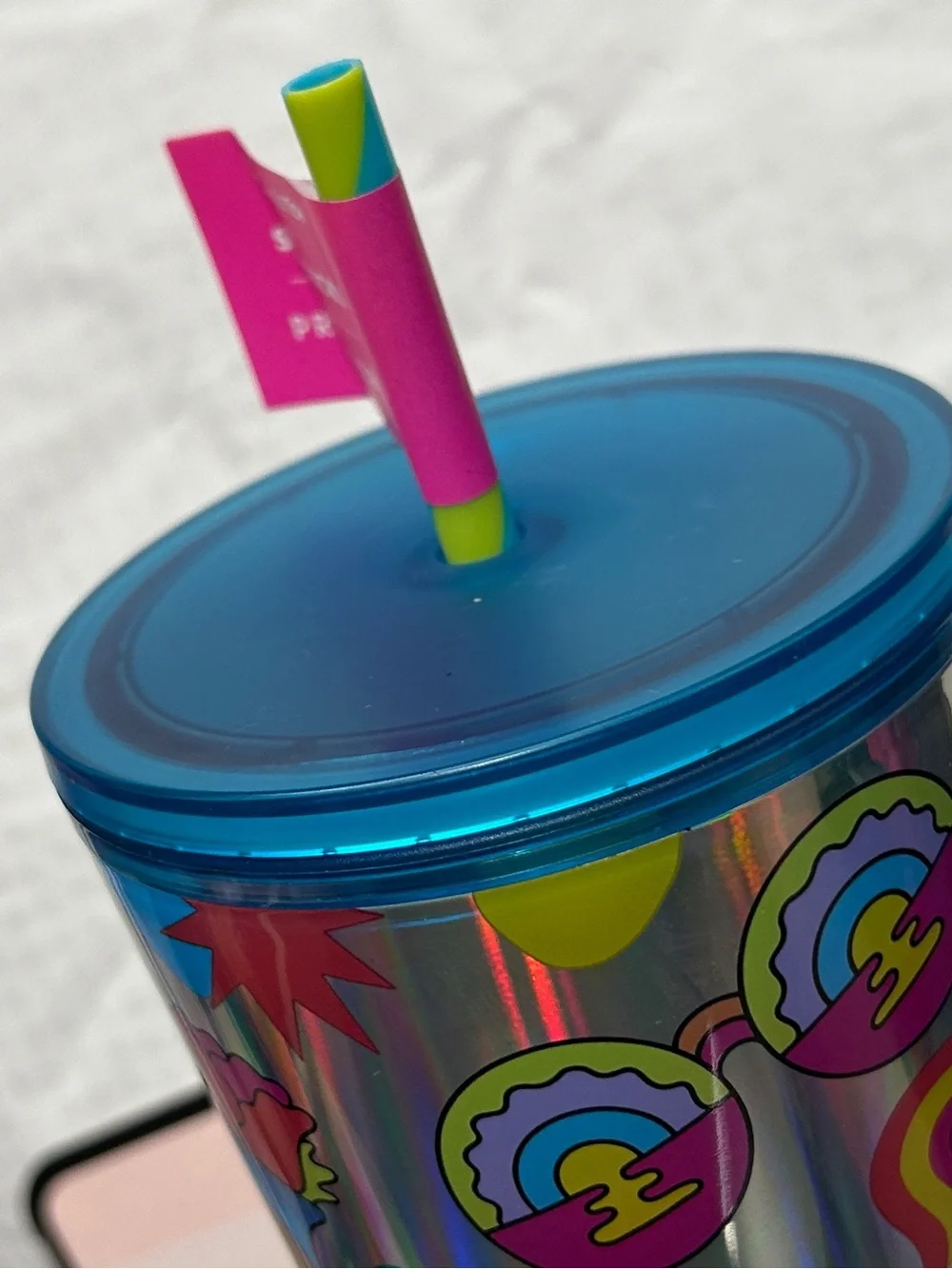 Starbucks Pride Holographic Rainbow Tumbler - Tim Singleton